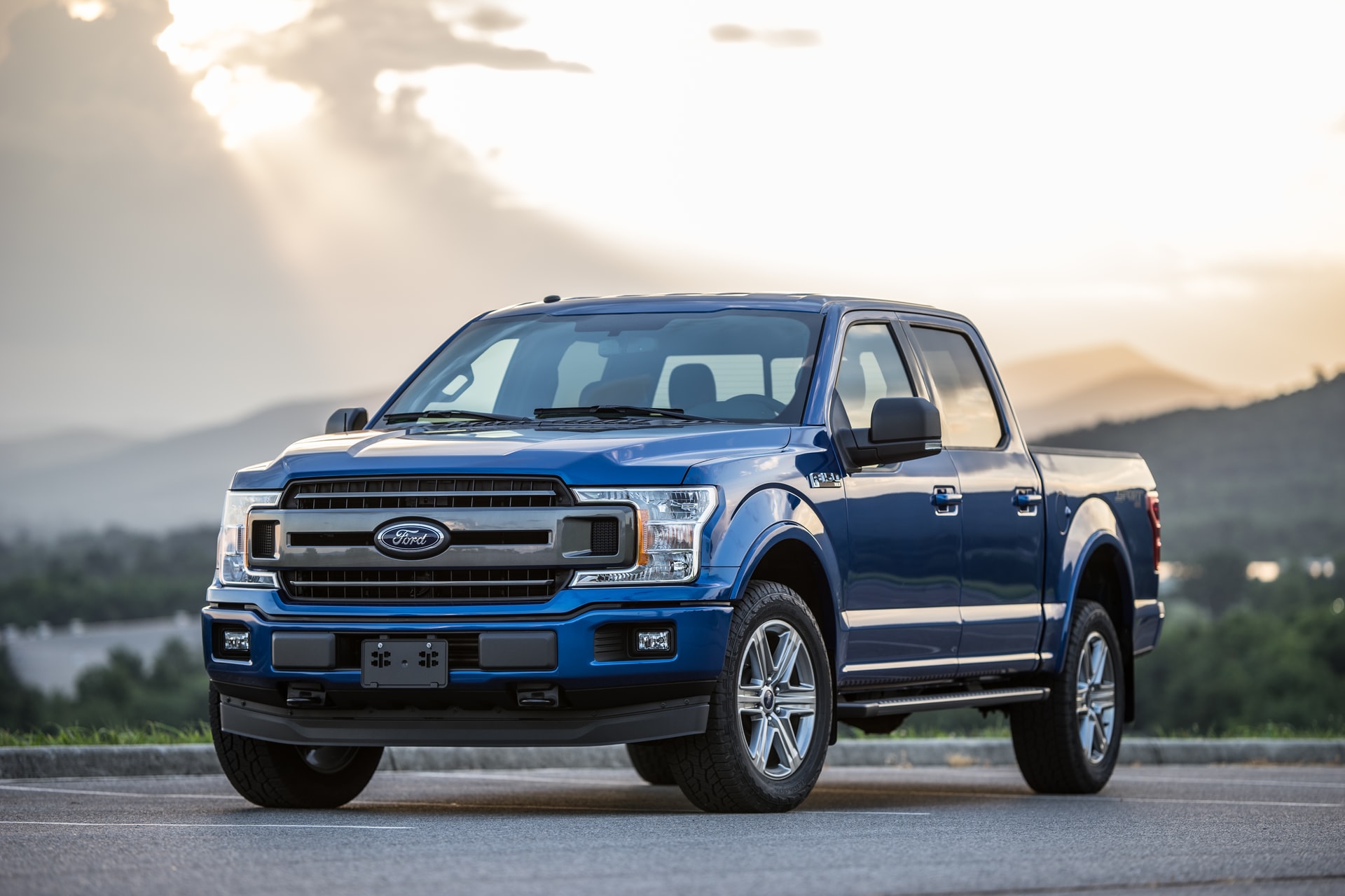 most popular trucks in America dark blue truck